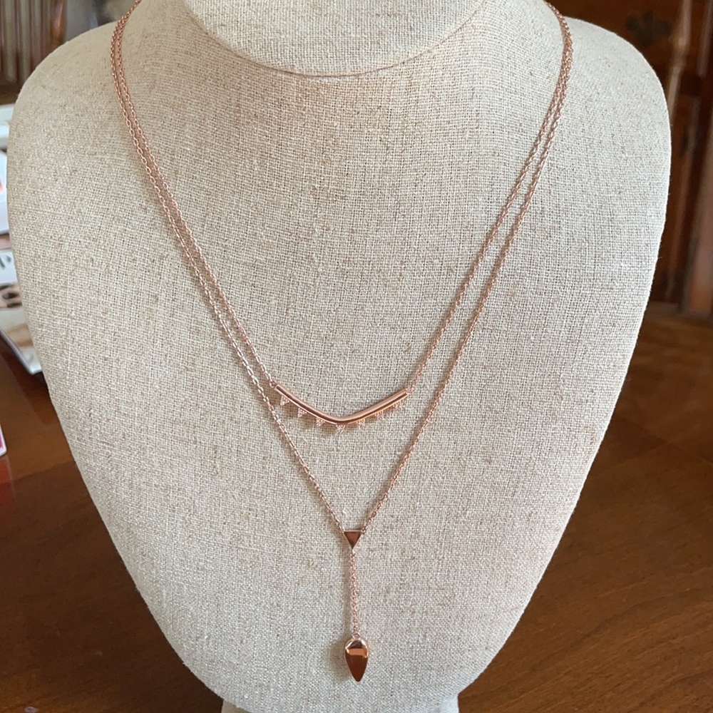 Stella and Dot Tiered Lariat Necklace